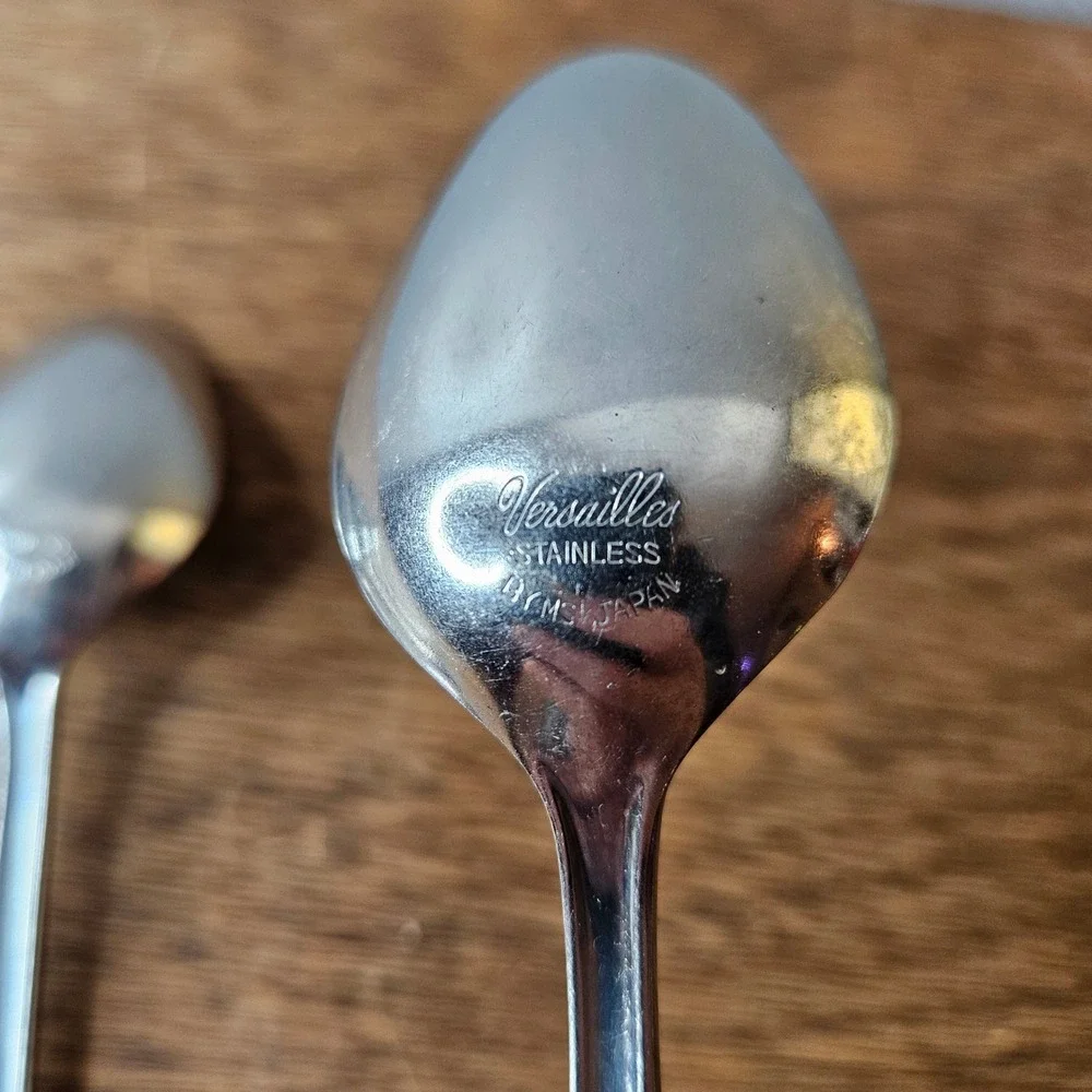 Versailles Stainless Japan Floral Scroll Tablespoons Set of 5 Silverware‎ 7.5
